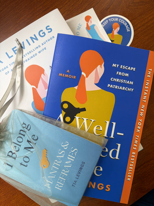 Tia Levings Signed Book Bundle for A Well-Trained Wife and I Belong to Me
